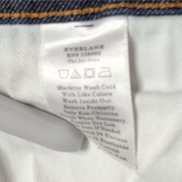 Everlane Arc 27 Dark Wash Barrel Leg High Rise Minimalist Chic Denim - Picture 7 of 9